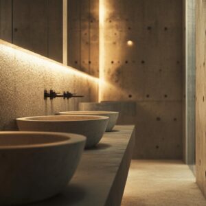 Les avantages des vasques en béton pour une salle de bain moderne