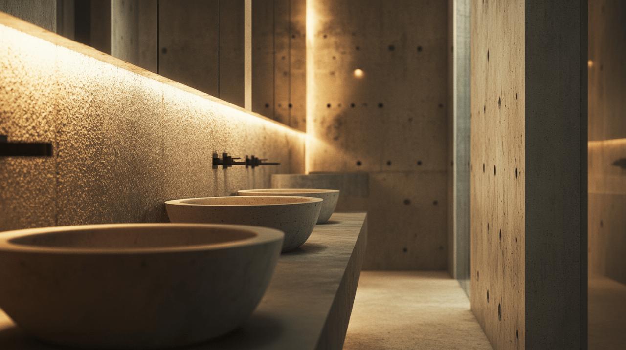Les avantages des vasques en béton pour une salle de bain moderne