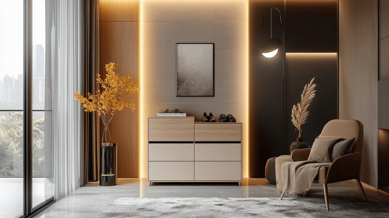Options de rangement : le meuble à chaussures 80 multifonction pour optimiser votre petit hall