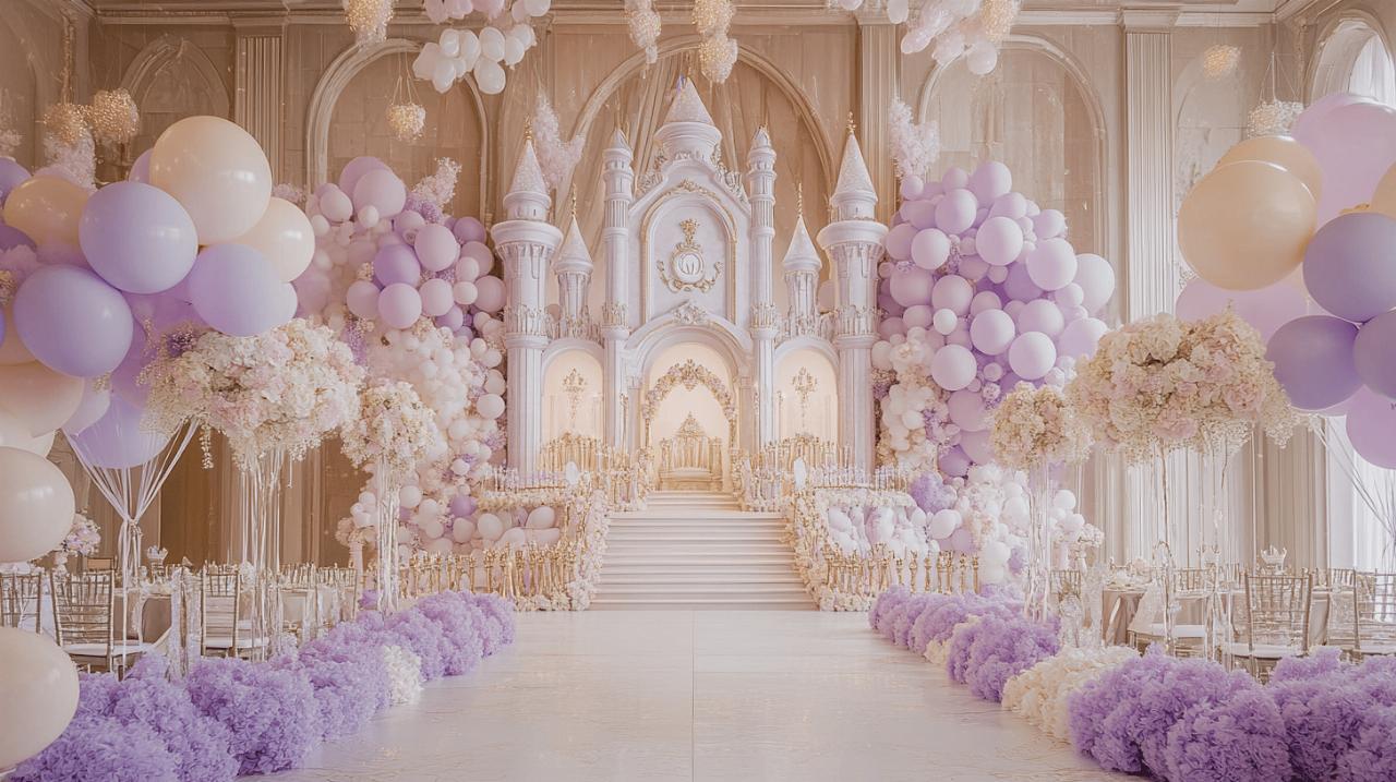 Idees de decoration pour un anniversaire style ‘Princesse’ : Les plus beaux arrangements de fleurs enchantees