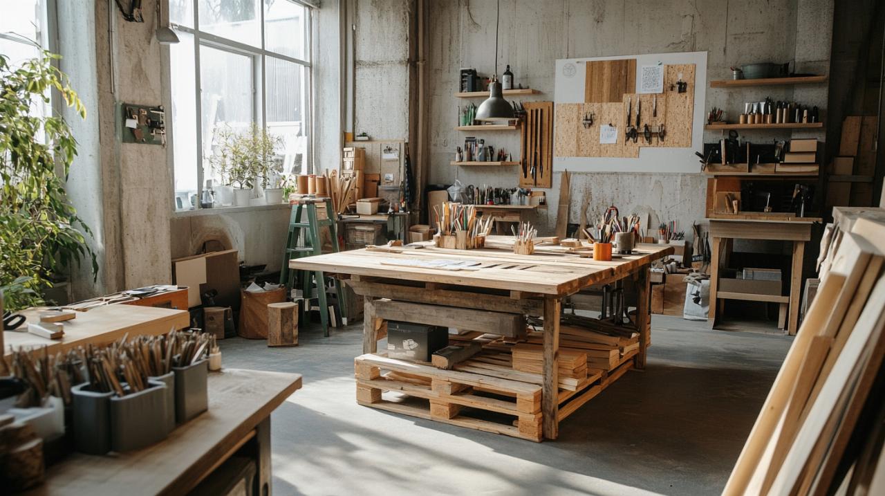 Les étapes essentielles pour un bureau palette : concevez votre propre meuble en bois